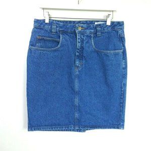 VTG Calvin Klein Short Jean Skirt Waist 33"  USA